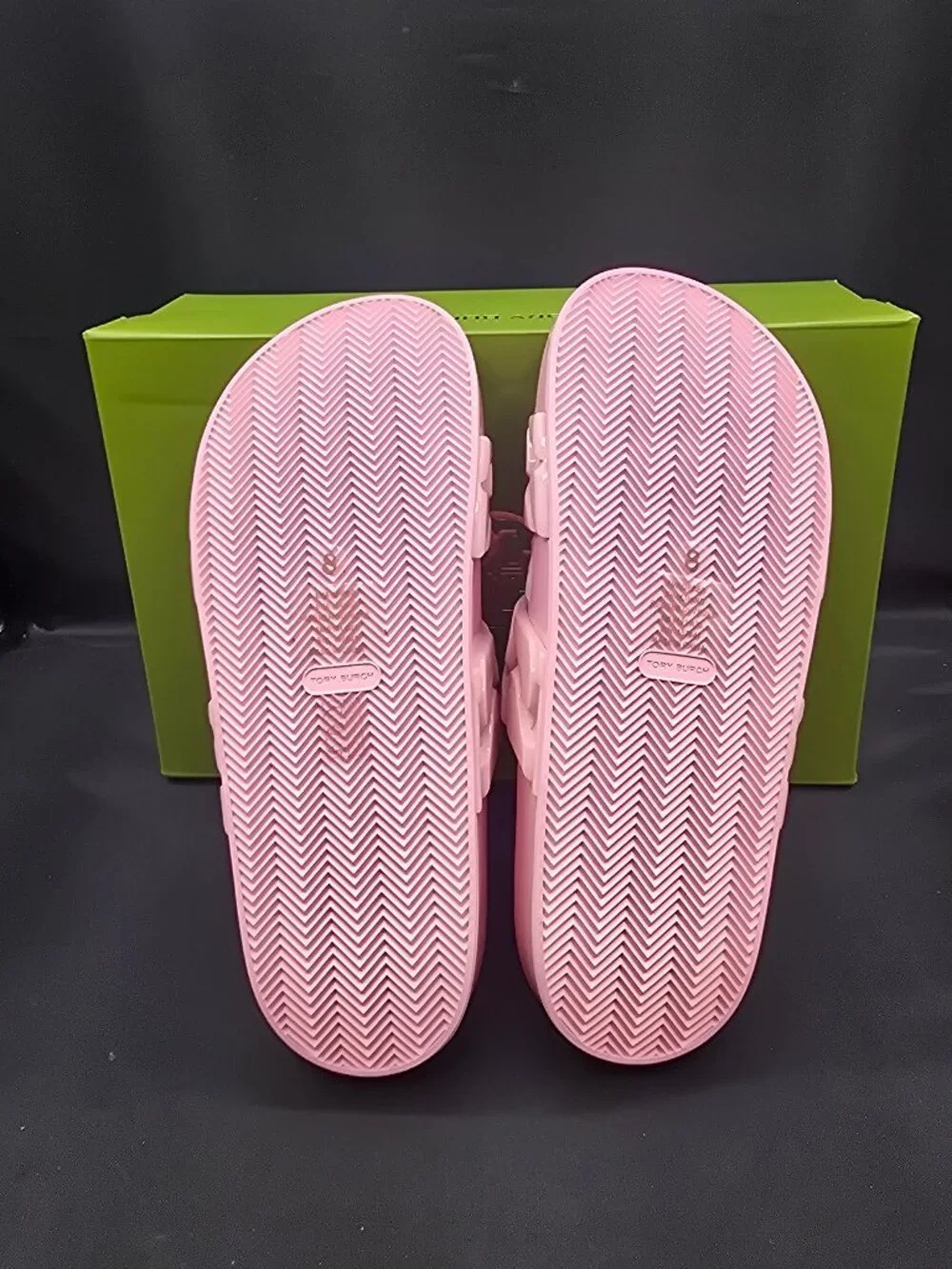 Tory Burch Adrien Jelly Slide Petunia Pink 8